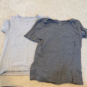 Gray and Dark Gray T-Shirts